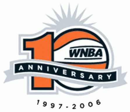 WNBA 2006 Anniversary Logo iron on transfers for clothing